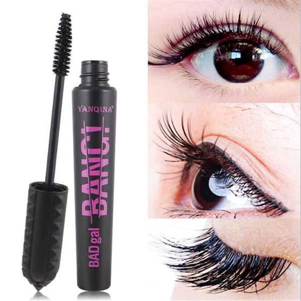 

New brand makeup yanqina ma cara thick than ever ma cara black waterproof highd quality dhl hhipping