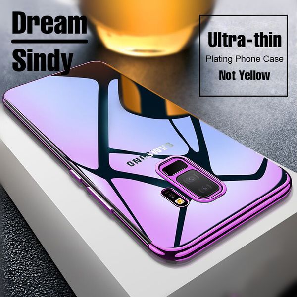 

Luxury Ultra Thin Soft Plating Case For Samsung Galaxy S8 S9 Plus Full Cover For Samsung Galaxy S9 S8 Plus TPU Silicone Cases