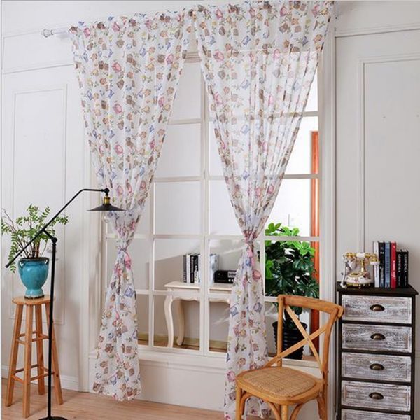 

imixlot 1 pc owl pattern curtains for windows drapes european modern shade curtain for living room bedroom accessories