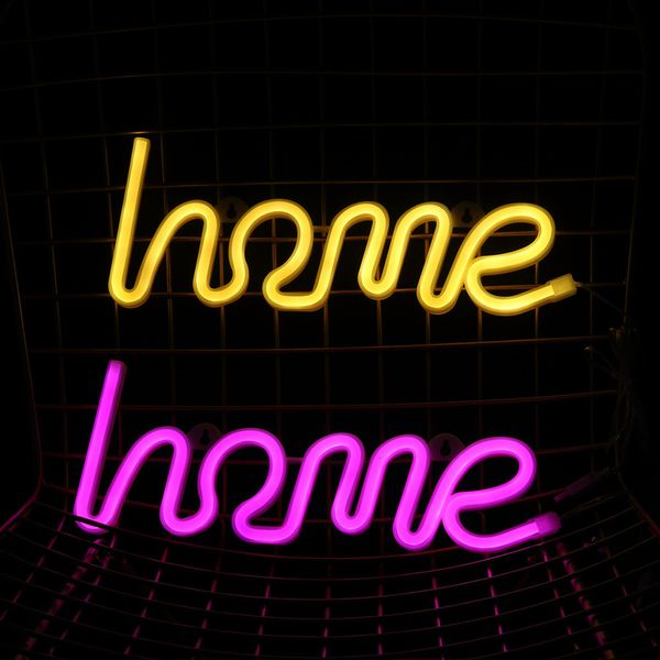 Hohappyme Hot Ins Home Neon Signs For Room Lamp Wall Lights Bedroom Decoration Decorative Plates Home Decor 35x12 5x2 Cm