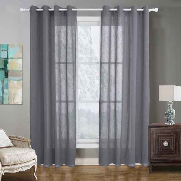 8003 Modern Sheer Curtains For Living Room Bedroom Curtains For Window Treatment Drapes Green Finished Blackout Curtains 1 Panel Patio Door Drapes