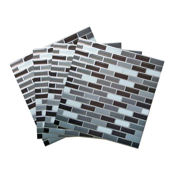 

3d стикер стены для корки и палки настенные плитки кухня backsplash плитка 9 " x9 " корки и палки обои, набор из 4