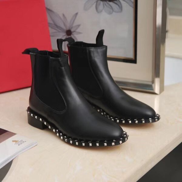 

Luxury Women Designer Boots Martin Ankle Boot 100% Genuine Leather Brand Fasnion Luxury Designer Women Shoes Size US5-9 Winter Shoes W1