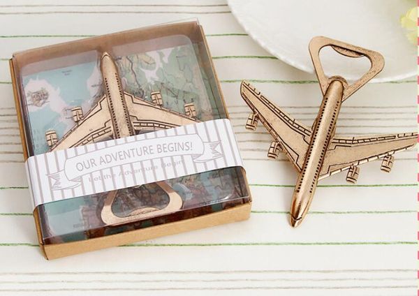 

свадебные сувениры самолет открывалка для бутылок античная открывалка для бутылок подарок свадебные сувениры и подарки для гостей