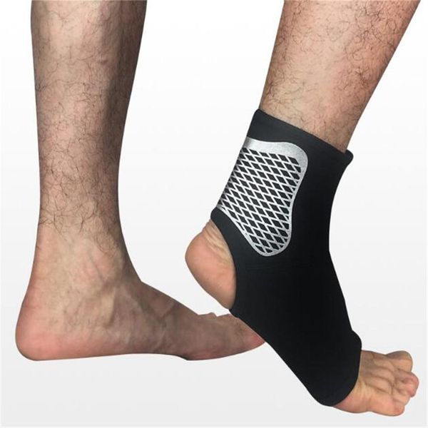 

mounchain professional outdoor sports ankle sleeve cover compression ankle protector socks, Blue;black