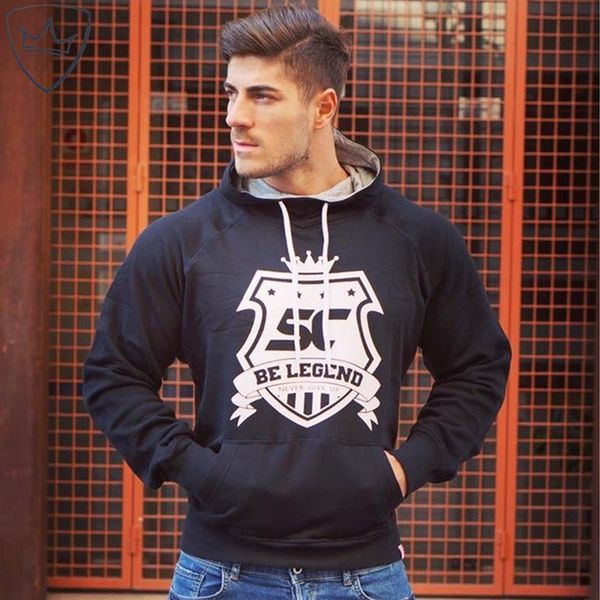

muscle fitness 2019 new autumn sports turtleneck jacket cotton running fitness long sleeve jacket, Black;red