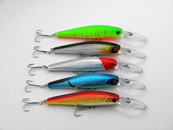 

fly fishing tackle peche trulinoya brand shad bass crankbait 12.5mm 14g minnow plastic lure baits vmc hook