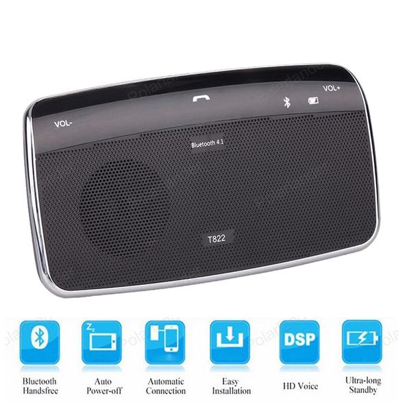 

wireless sun visor handskit bluetooth v4.1+edr in-car multipoint speakerphone speaker car-styling bluetooth car kit