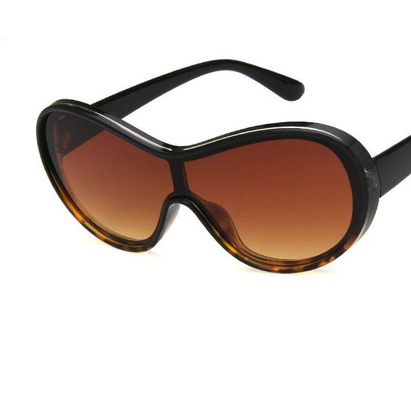 

fashion new oversized shape mask shield sunglasses brand design one piece cool sun glasses women men clear eyewear shades fml, White;black