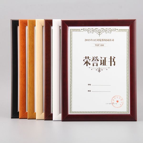 

wall mounted & countersolid wood wooden certficate frames for diploma,certificate,picture and poster wp006