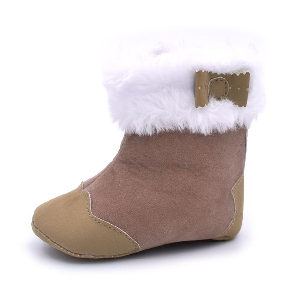 

new winter butterfly knot baby girl cotton boots anti slip soft bottom baby shoes toddler 0-1 years old m609