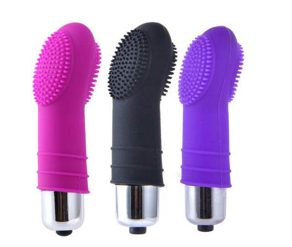 Min AV Finger Vibratore Stimolatore clitorideo G-spot Orgasm Squirt Magic Wand Massager per le donne Sex Toys Masturbazione femminile