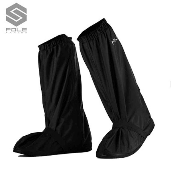 

brand pole with relectors waterproof reusable motorcycle cycling bike rain boot shoes covers easy to ride for rider