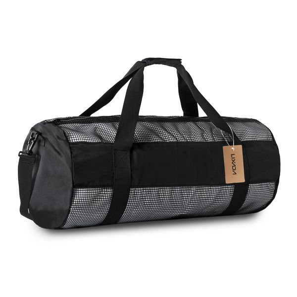 

lixada mesh duffel gear bag snorkel equipement carry bag for diving mask snorkel fins scuba diving surfing gear pouch case
