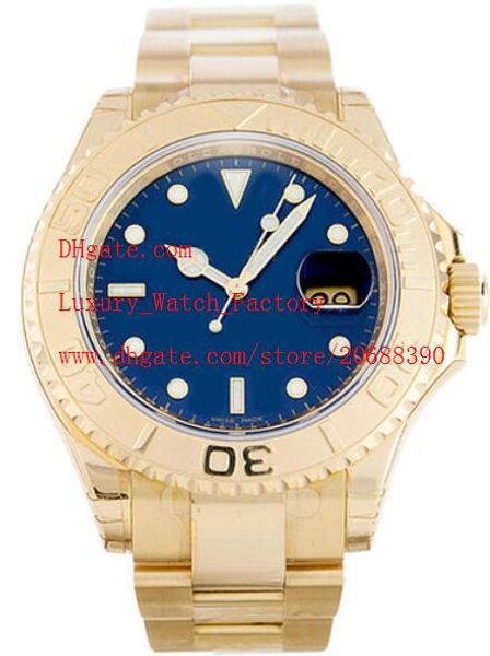 

factory supplier luxury sapphire 40mm 168628 blue dial automatic mechanical mens men's watch watches wristwatches, Slivery;brown