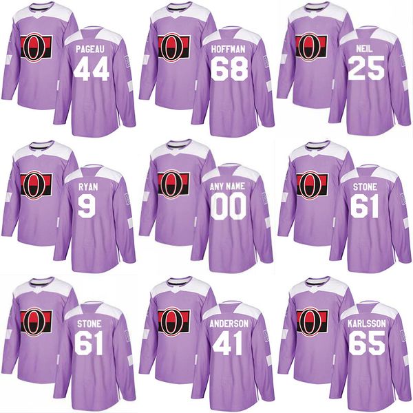 

2018 Fights Cancer Jersey 5 Cody Ceci 72 Thomas Chabot 33 Fredrik Claesson 41 Craig Anderson 1 Mike Condon Ottawa Senators Hockey Jerseys