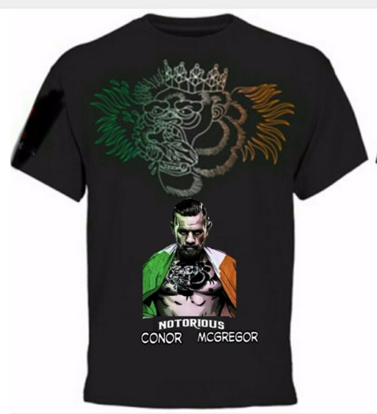 

new arrival men/women mma fighter conor mcgregor 3d printed t-shirt summe style fashion casual t-shirt s-xxxxxxxl u516, White;black