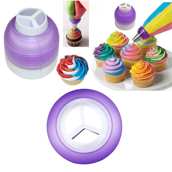 

new cake cream dessert decorators coupler cake tools cupcake cream decorating bags converter tools 3 colors