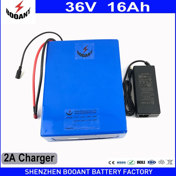 

Electric bicycle battery 36v 16ah 800w pvc ca e with 42v 2a charger built in 30a bm lithium ion battery 36v hipping