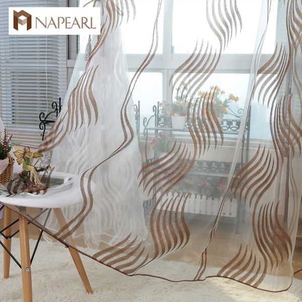 Brown And White Chevron Curtains