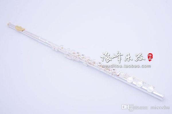 

профессиональный концерт армстронг 800b флейта 17 отверстий c ключ посеребренная производительность флейта музыкальные инструменты с футляро