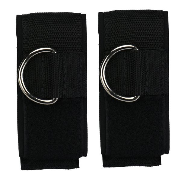 

fishsunday d-ring ankle strap belt multi gym leg pulley strap fitness exercise equipment m6-32 july07, Blue;black