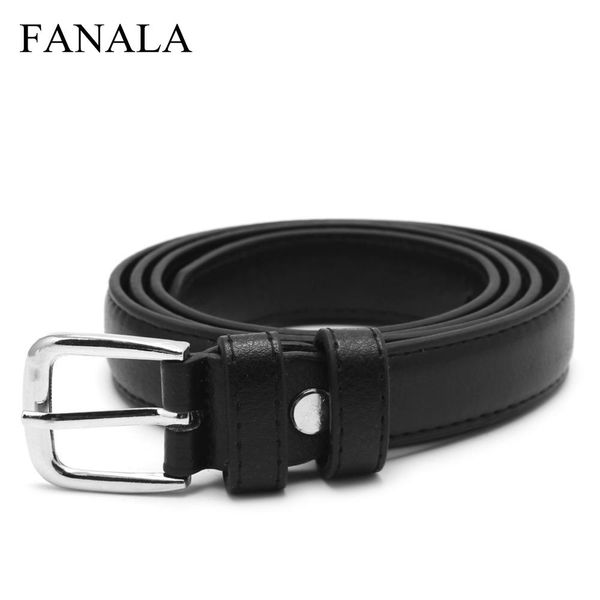 

casual all-match black female antique black belt metal buckle 2017 jeans strap woman faux leather belt alloy buckles design, Black;brown