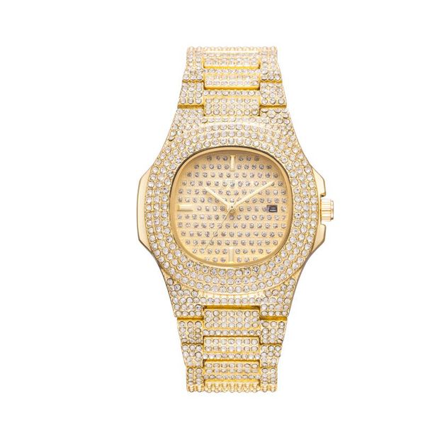 

Новые Роскошные Женские Часы Алмазы Кварцевые Леди Нержавеющей Стали Бренд Часы