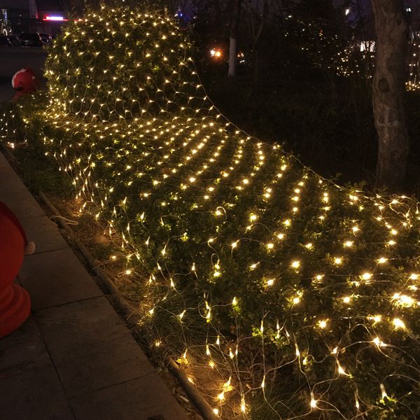 4m 1 5m 300 Led String Fairy Net Light Mesh Curtain Ceiling Party Plant Christmas Wedding Decoration Led Lamp 110v Us 220v Eu Plug Christmas String
