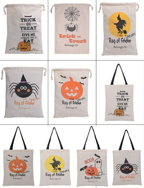 Halloween Decorations Pumpkin Bags Santa Sacks Gift Bags