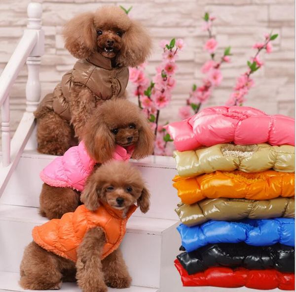 

Winter warm pet dog coat puppy thick jacket apparel ca ual puppy ve t warm cotton dog clothing winter pet apparel kka3917