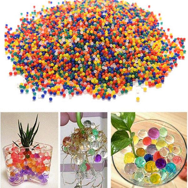 

Расти 10000шт/УП цветные orbeez мягкий кристалл воды пейнтбол воды бисер растут шарики