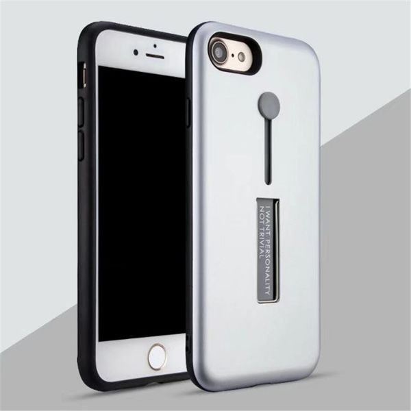 

new arrival finger holer support for iphone x case silicone phone case for iphone x case hybrid pc+tpu protective cover