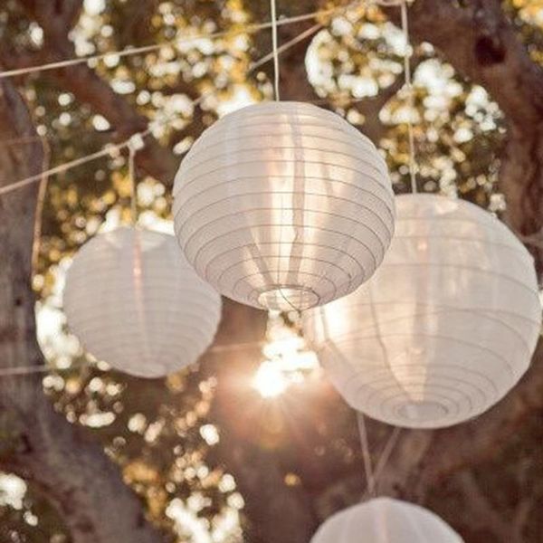 

zilue 30pcs/lot 12"(30cm) white color paper lanterns wedding decor lanterns paper lampshade holiday party decorative supplies