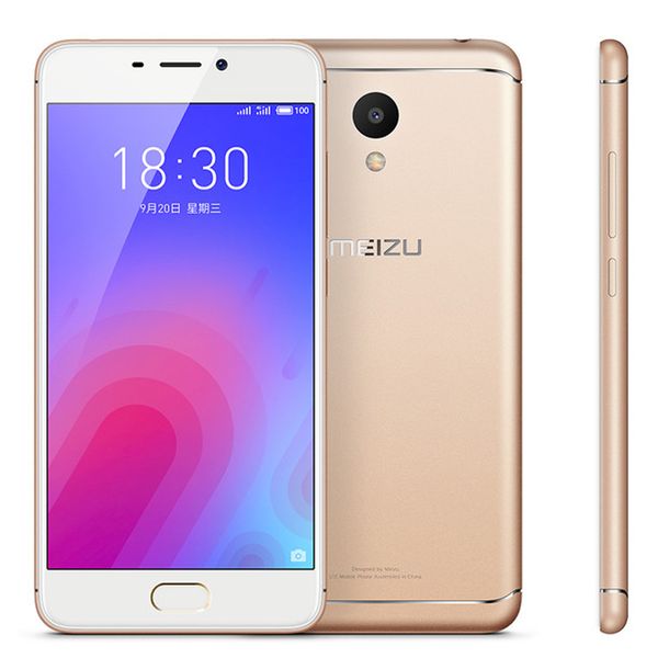 Original Meizu M6 Meilan 6 2 GB RAM 16 GB ROM 4G LTE Handy Android 5,2'' MT6750 Octa Core 13MP Gesicht AE Fingerprint ID Smart Handy