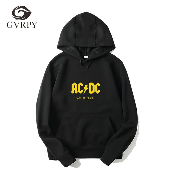 

ac dc hoodie men hip hop rock band acdc back in black sweatshirts male female casual streetwear jackets hoody spring winter d18100702