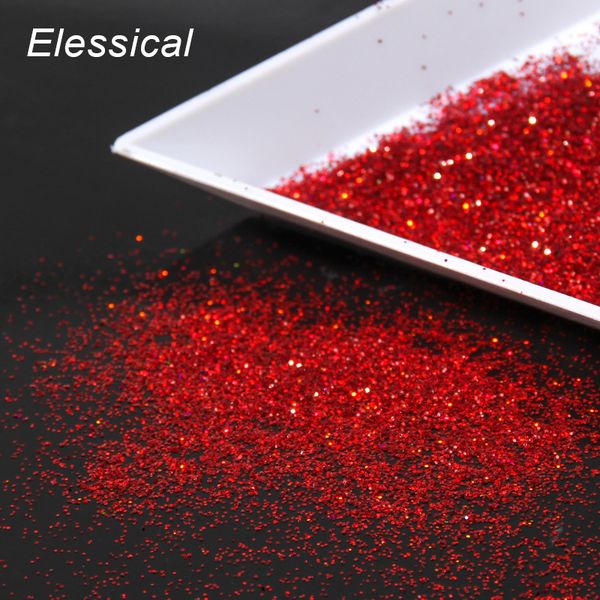 

red color nail glitter dust universe women nail decals holographic nail art styling tools retail wy535, Silver;gold