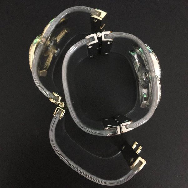 

2018 модели взрыва панк браслет мода прозрачный алмаз Браслеты Браслеты для мужчин