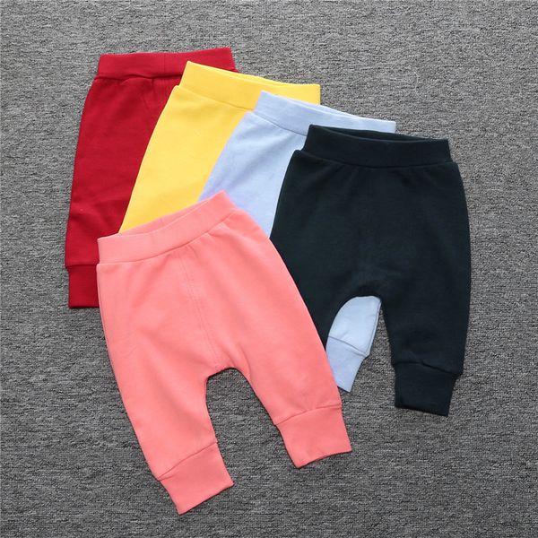 Crianças bebê meninos meninas verão algodão longa legging calças toddler bloomer fundos