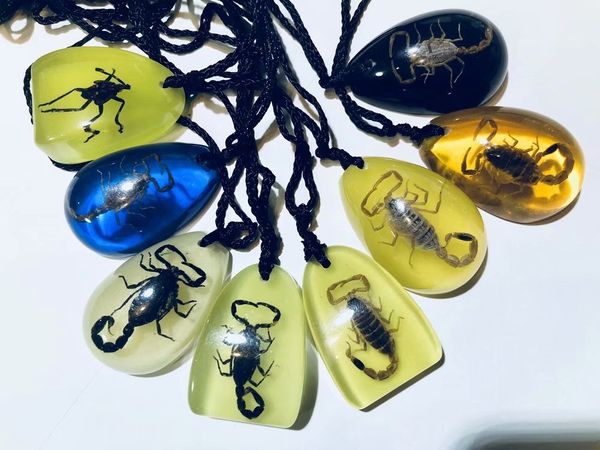 

yqtdmy 12 pcs punk scorpion shape style jewelry vintage pendant, Silver