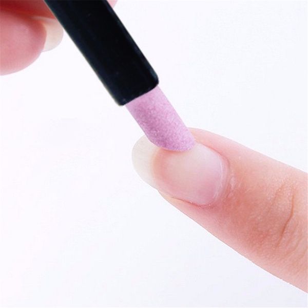 

nique stone nail files brush durable buffing grit sand fing nail art tool accessories sanding file uv gel polish tools