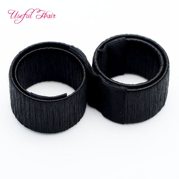 Rubio de alta calidad BUN MAKER CURLY Circle ACCESORIOS PARA EL CABELLO Lazos para el cabello francés Peinado para niña Donut Ex espuma Twist Herramientas mágicas Bun Maker