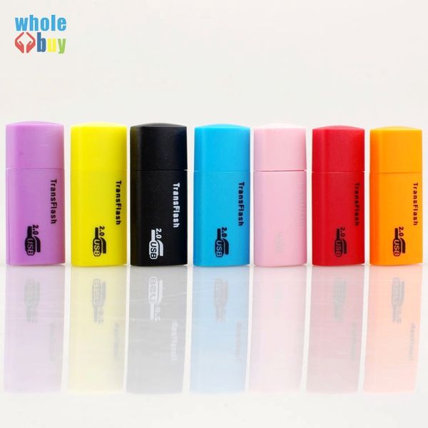 

little dog usb 2.0 memory tf card reader ,micro sd card reader dhl fedex 3000pcs/lot