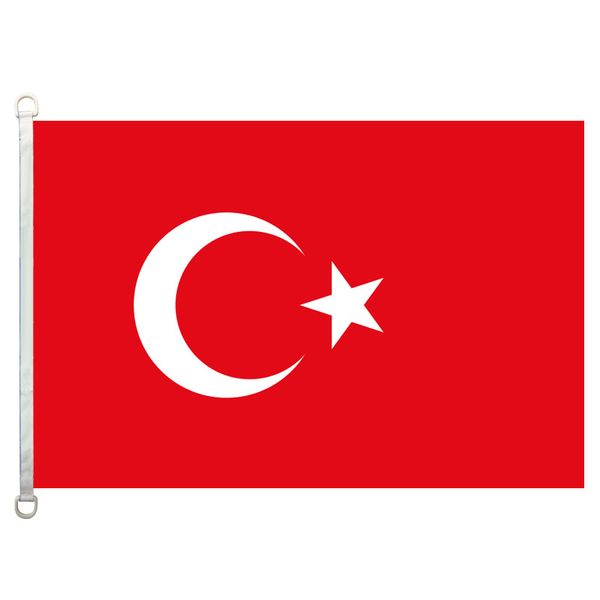

good flag]turkey flags banner 3x5ft-90x150cm 100% polyester country flags, 110gsm warp knitted fabric outdoor flag