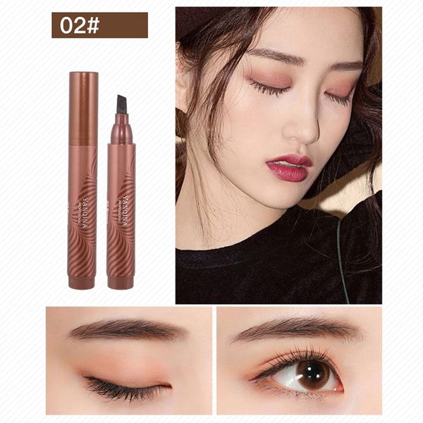

new arrival women liquid eyebrow pen waterproof long lasting eyeliner professional cosmetics 998