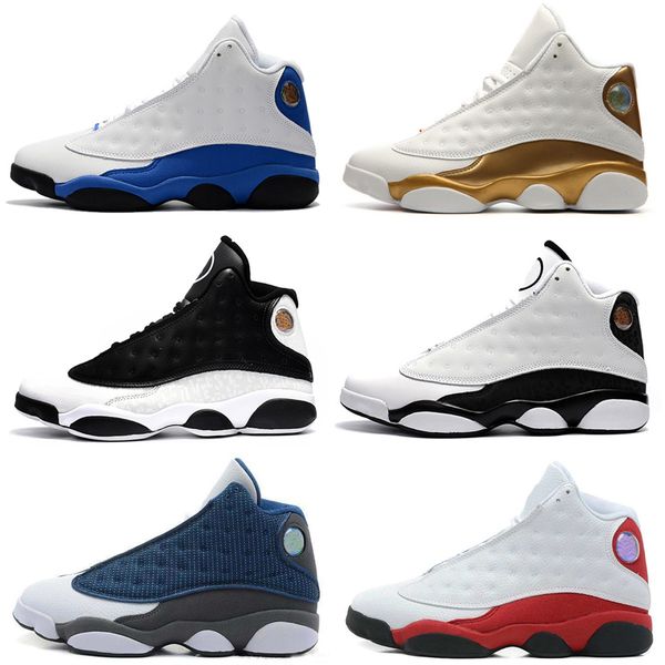 

2018 13 13s mens basketball shoes wolf grey black cat bred brown sneakers women sports trainers running shoes for men designer