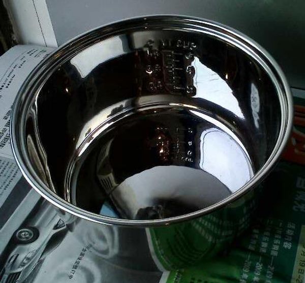 

5l stainless steel ice beer barrels ice buckets dessert pan baking tools cake mold beat egg tray 0.5kg|piece