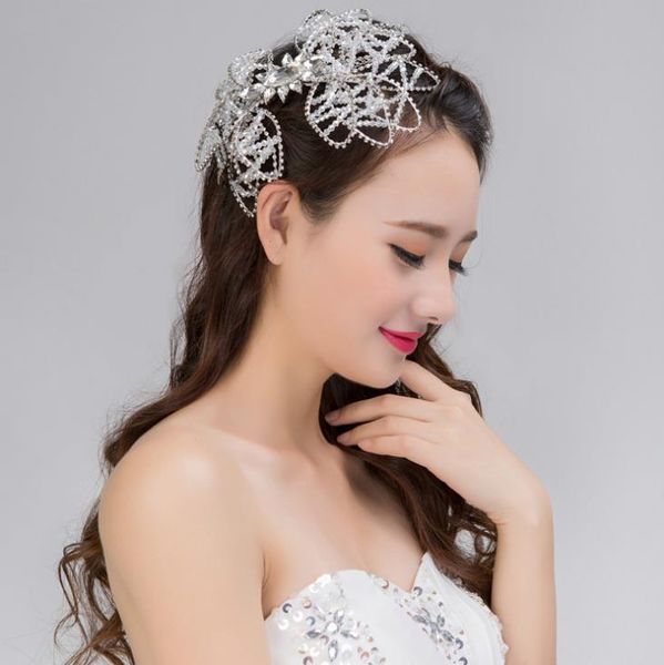 Bridal Accessories Handmade Exquisite Drill Heads Korean Short