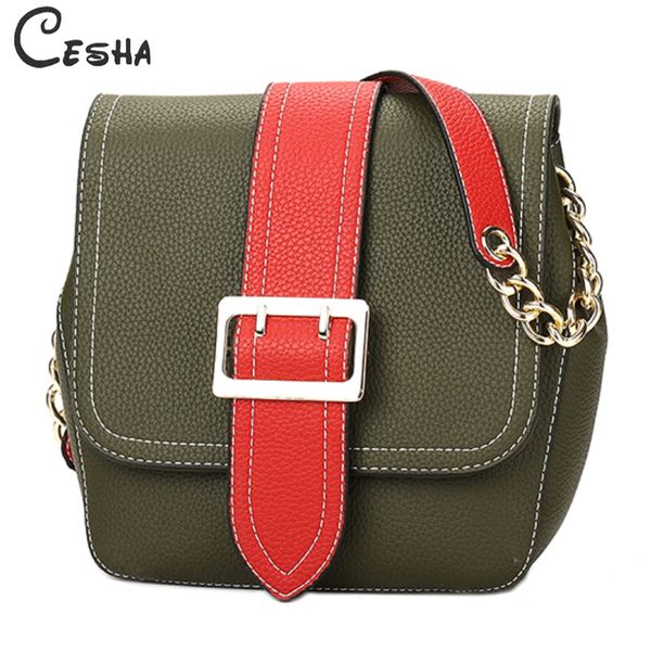

cesha fashion casual panelled women's messange bag leatheree shoulder bag 2018 new arrival ladies crossboday bag