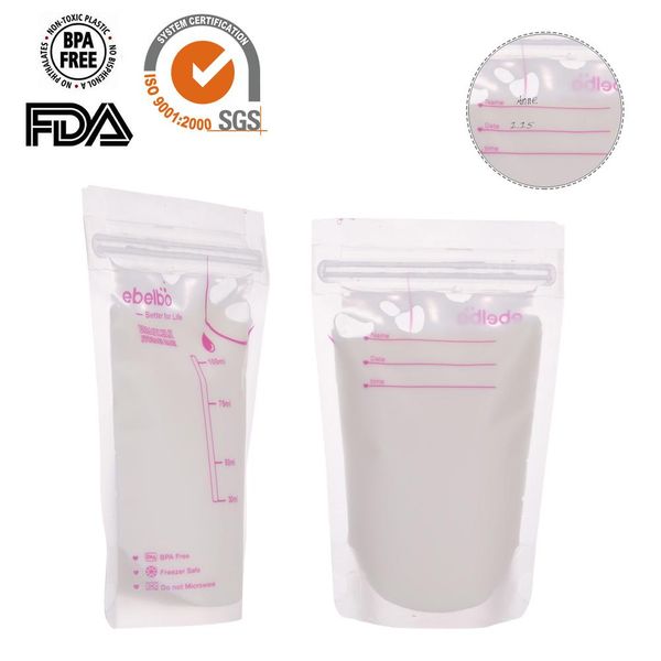 

30pcs/lot 100ml breast milk bag supplies pregnant mummy seal breast milk storage portable er bags